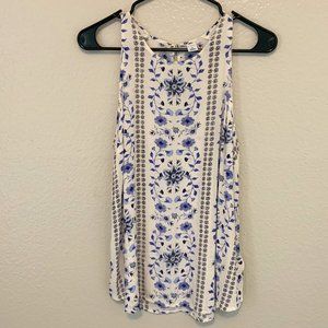 Old Navy Floral Boho Tank Top (M) Medium